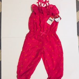 Hello Kitty Other - Adorable Hello Kitty romper/jumpsuit Hello Kitty Other - Adorable Hello Kitty romper/jumpsuit